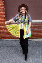 Load image into Gallery viewer, Morgan Factory- Nirvana Ruffle Tee YELLOW GREEN
