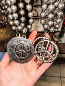 Necklace- Peace Coin