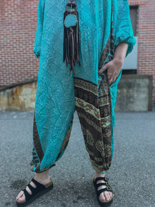 Kantha Bae-  Resonance Romper Blue