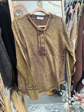 Load image into Gallery viewer, Zenana- Mahogany Thumb Hole Top
