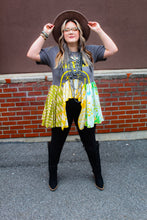 Load image into Gallery viewer, Morgan Factory- Nirvana Ruffle Tee YELLOW GREEN
