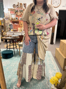 Wide Leg Tiered Pants