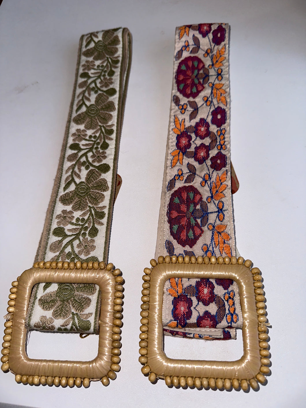 Embroidered Belts(2 colors)