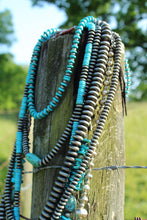 Load image into Gallery viewer, Necklace- Large Chunky Long Oval Navajo Pearl
