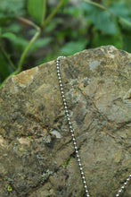 Load image into Gallery viewer, Necklace- Soldered Vintage Tin Peace Sign
