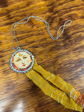 Load image into Gallery viewer, Necklace- Double Sided Moon Faces
