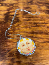 Load image into Gallery viewer, Necklace- Retro Moon Yellow
