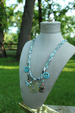 Load image into Gallery viewer, Necklace- Braided Bandana Charm
