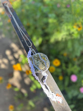 Load image into Gallery viewer, Necklace- Pumpkin Tin Rustic Floral
