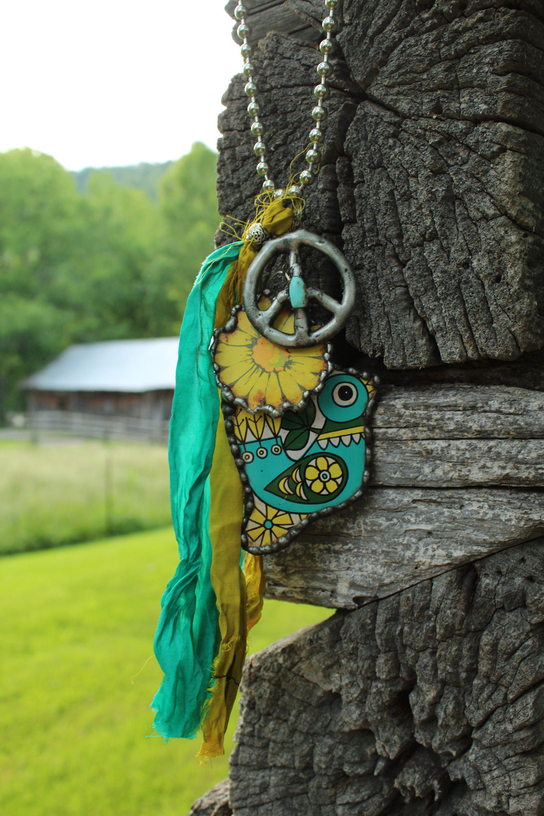 Harley & Maude’s- Yellow Funky Bird Necklace
