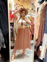 Load image into Gallery viewer, Zenana- Camel Cropped Knitted Sweater
