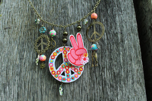 TPP- Peace Charmed Necklace