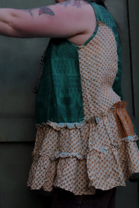 Get Ready Ruffle Tunic Green