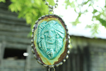Load image into Gallery viewer, ABA- Indian Face Pottery Necklace
