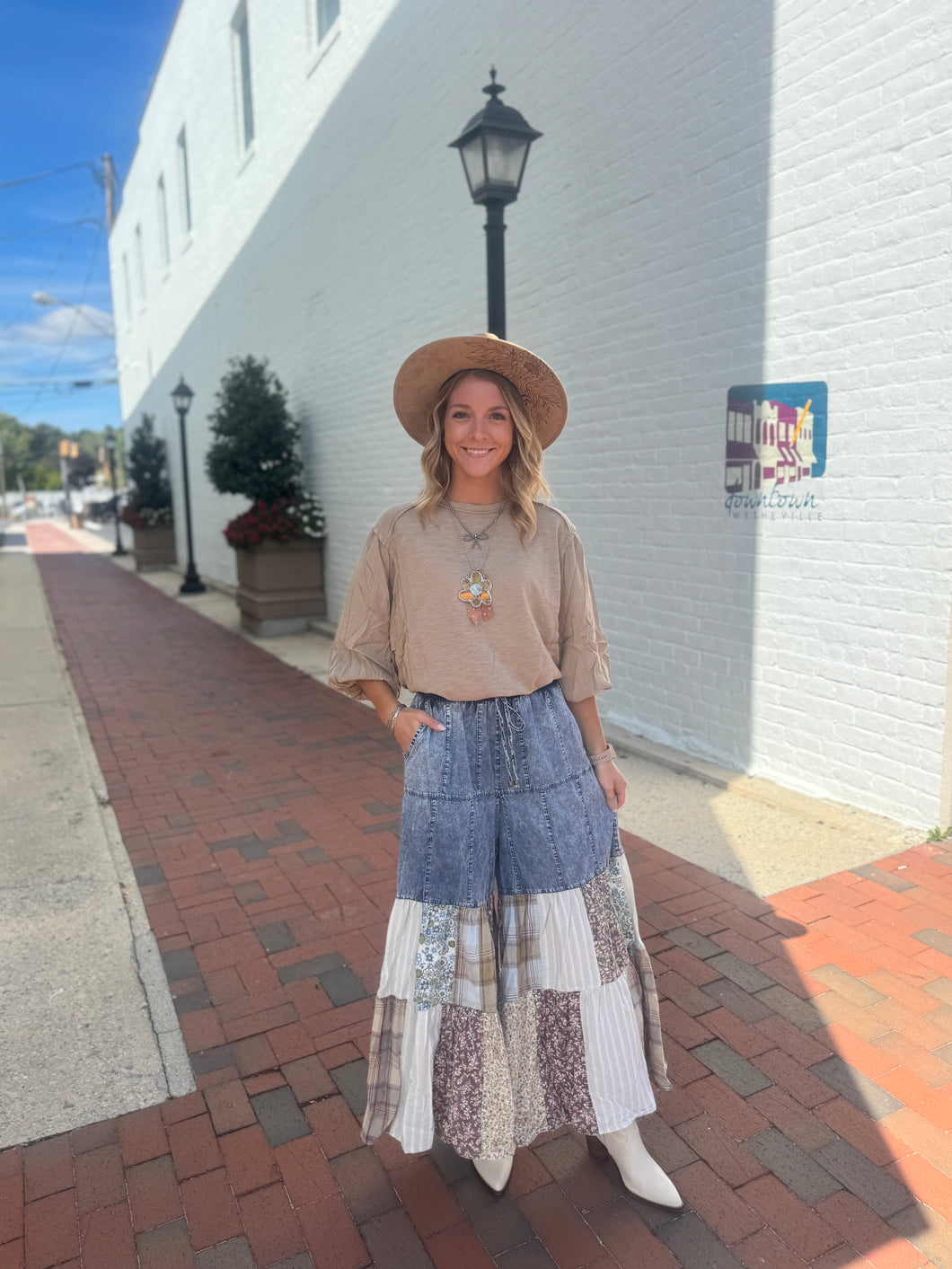 Wide Leg Tiered Pants
