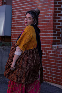 Kantha Bae- Lotus Pants Pink Tan