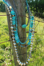 Load image into Gallery viewer, Necklace- Chunky + Long HUGE  Navajo Pearls
