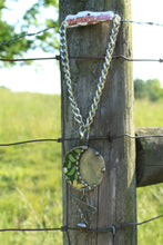 Load image into Gallery viewer, ABA- Vintage Tin Moon Star Necklace

