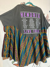 Load image into Gallery viewer, Morgan Factory- Jimi Hendrix Upcycled Silk Tee
