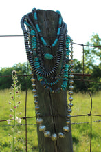Load image into Gallery viewer, Necklace- Chunky + Long HUGE  Navajo Pearls
