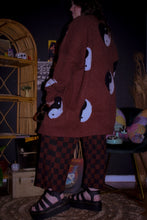 Load image into Gallery viewer, Zeppelin Collection- Brown Ying Yang Cardigan
