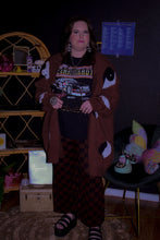 Load image into Gallery viewer, Zeppelin Collection- Brown Ying Yang Cardigan
