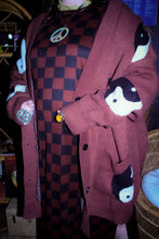 Load image into Gallery viewer, Zeppelin Collection- Brown Ying Yang Cardigan
