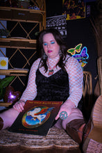 Load image into Gallery viewer, Zeppelin Collection- Black Velvet Spaghetti Dress
