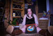 Load image into Gallery viewer, Zeppelin Collection- Black Velvet Spaghetti Dress
