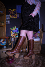 Load image into Gallery viewer, Zeppelin Collection- Black Velvet Spaghetti Dress
