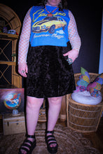 Load image into Gallery viewer, Zeppelin Collection- Black Velvet Spaghetti Dress
