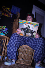 Load image into Gallery viewer, Zeppelin Collection- Pleated Denim Checkered Barrel Pants
