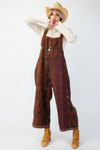 Load image into Gallery viewer, Easel- Muted Fall Twill Oversized Jumpsuit
